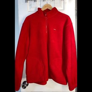 Supreme x Polartec half zip sweater